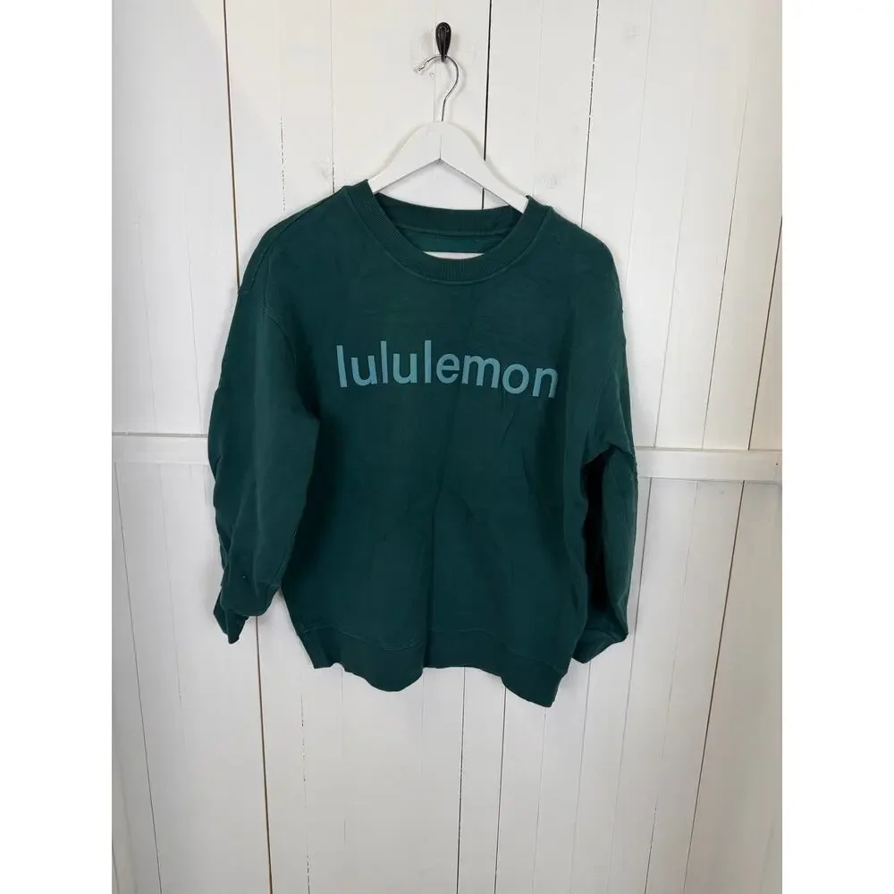 Green Lululemon Women's Sweatshirt - Picture 1 of 2